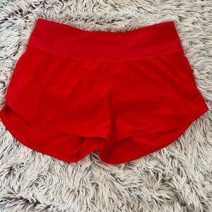 🍋💛✨ EUC Lululemon Speed Up 4” Carnation Red